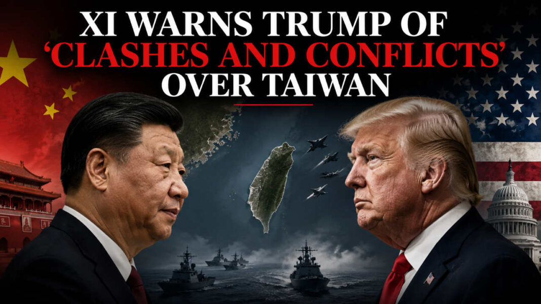 Xi Warns Trump of ‘Clashes and Conflicts’ Over Taiwan at High-Stakes Beijing Summit Xi Warns Trump of ‘Clashes and Conflicts’ Over Taiwan at High-Stakes Beijing Summit