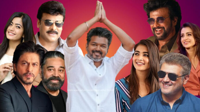 Celebrity wishes flood in after Vijay’s explosive political victory in Tamil Nadu elections!