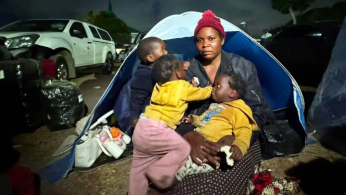 Migrants in South Africa face looming deadline to leave amid reports that some attackers arrived armed with machetes.