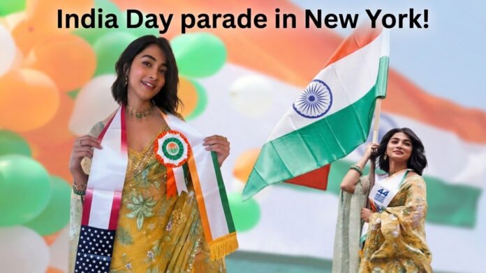Pooja Hegde’s patriotic moment steals the show at the India Day parade in New York