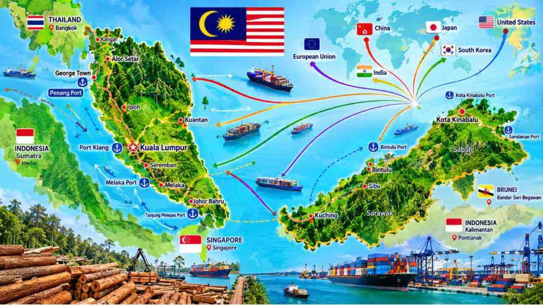 Malaysia’s Timber Trade Holds Firm as First-Half Shipments Reach RM9.4 Billion