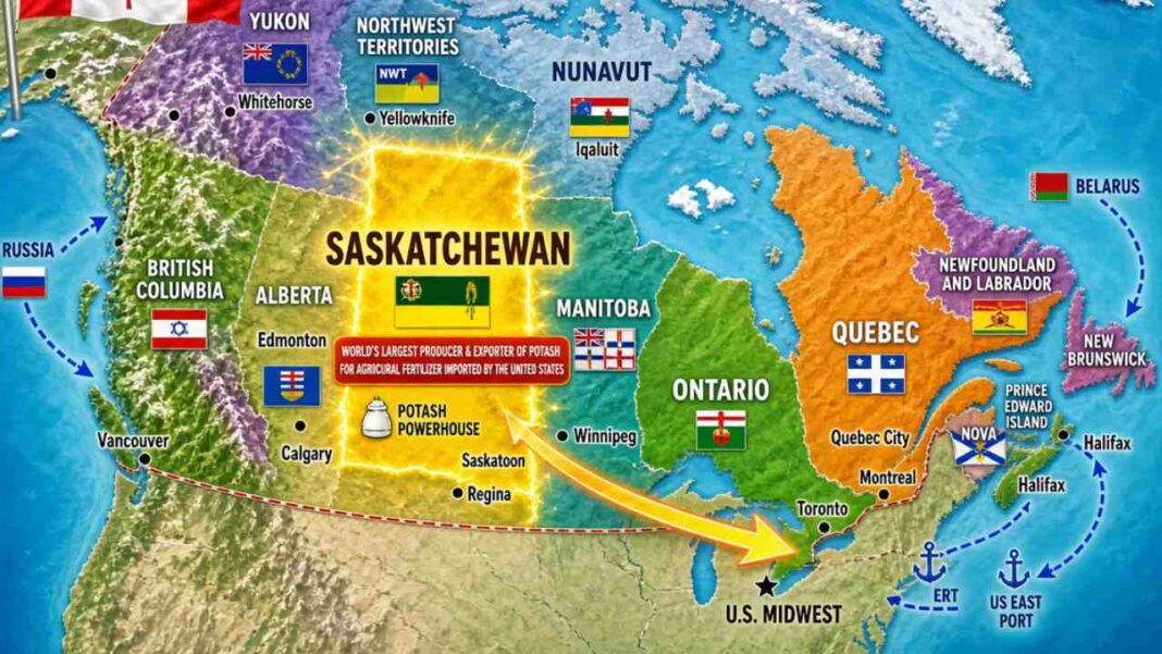 Trump Keeps Canadian Potash in U.S. Supply Chain as Price Pressure Mounts