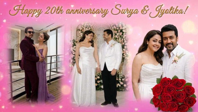 Celebrating 20 years of love: Suriya & Jyotika recreate their wedding magic after two decades!