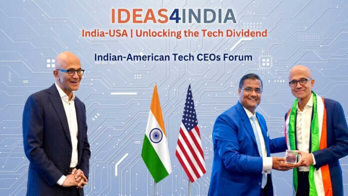 Ideas4India: India-US Tech Forum: Satya Nadella’s big message to the growing Indian-American tech community!