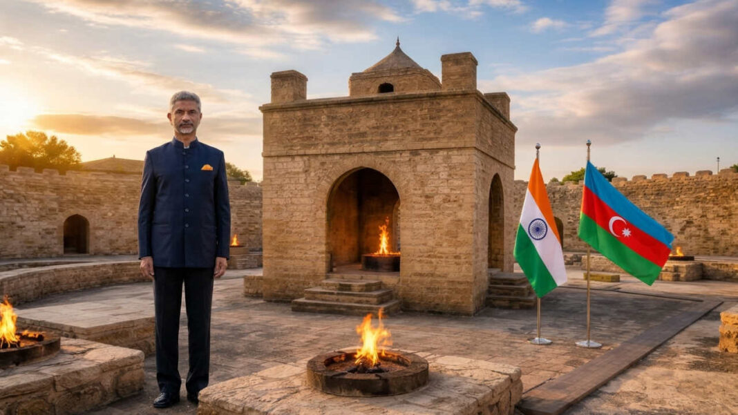 Jaishankar visits Baku’s Ateshgah Fire Temple: Inside Baku’s eternal flame temple and its surprising India connection! Jaishankar visits Baku's Ateshgah Fire Temple: Inside Baku’s eternal flame temple and its surprising India connection!