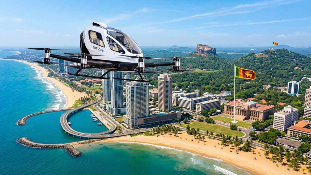 Passenger drones over Colombo? Sri Lanka gets ready for drone-powered travel!